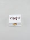 Квадратна шкатулка для обручок «Wedding day» 10-1